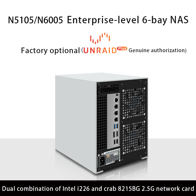 بطاقة الشبكة N5105/N6005 NAS/6 SATA/Dual M.2/ITX/i226-V