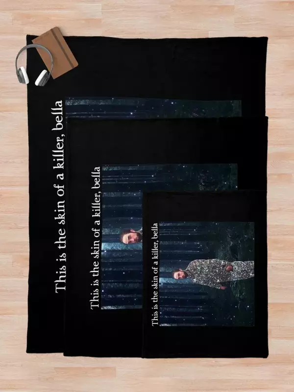 هذا هو جلد القاتل بيلا ميمي بطانية رمي الأساسية ، هدية شعر مضحك