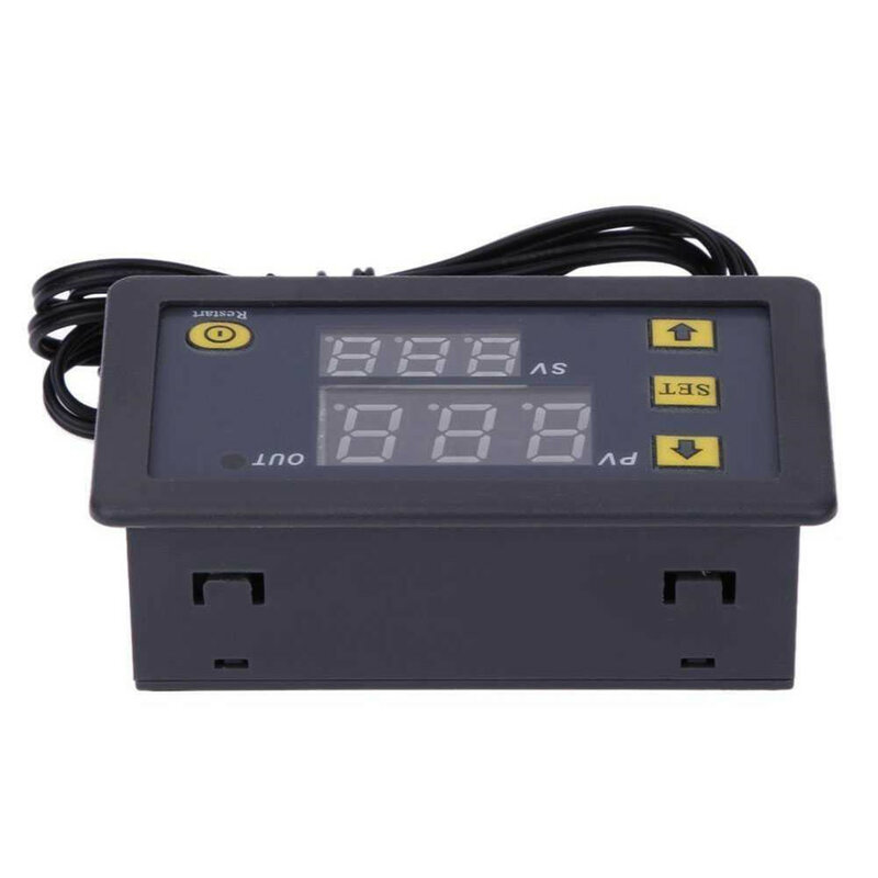 منظم حرارة رقمي مصغر W3230 12 فولت 24 فولت 220 فولت منظم حرارة وتبريد جهاز تنظيم الحرارة مزود بمستشعر