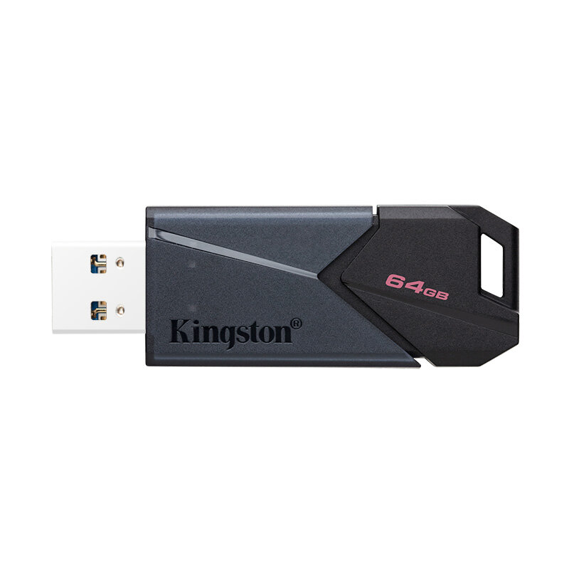 كينغستون USB فلاش حملة القلم محرك dtuns 64GB 128GB 256GB USB 3.2 Gen 1 محرك أقراص فلاش أسود للكمبيوتر