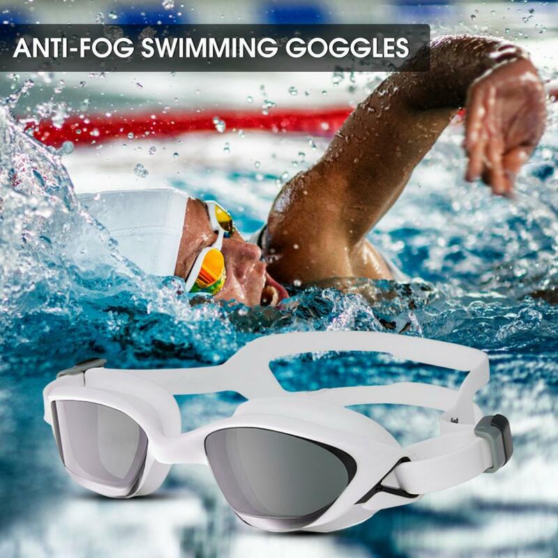 نظارات الوقاية للسباحة قابل للتعديل عالية المتانة المضادة للكسر مقاوم للماء تصميم مريح نظارات السباحة الكبار المهنية