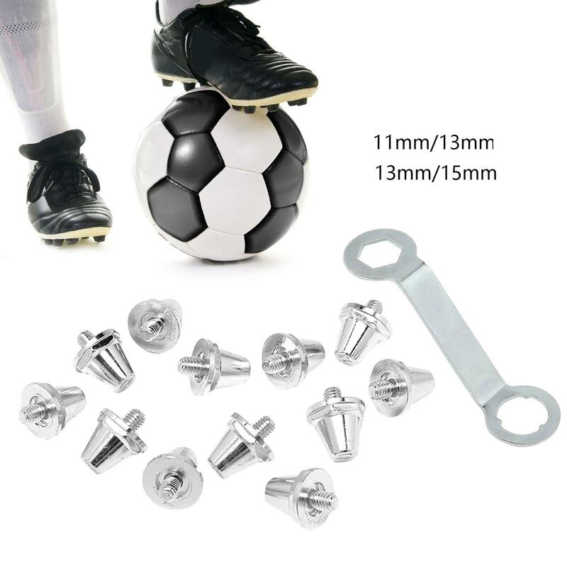مسامير التمهيد لكرة القدم مع وجع ، أرضية ثابتة ، مستقرة ، M5 أحذية المسار الخيوط ، مرابط كرة القدم ، اكسسوارات الرجبي ، 12 قطعة