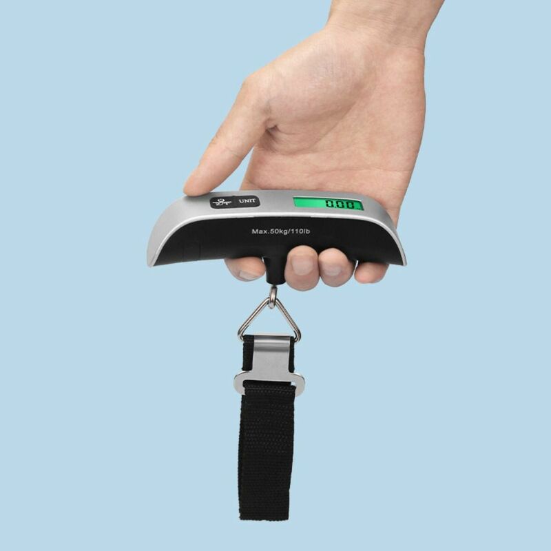اكسبرس مقياس وزن الأمتعة جداول السفر الرقمية ميزان معلق متعدد الوظائف جداول الأمتعة مقياس الالكترونية