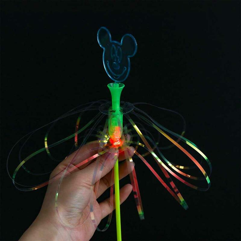 عصا خرافية سحرية مضيئة LED ، عصا توهج سحرية ، لعبة قوس قزح ، إكسسوارات تنكرية للحفلات للأطفال