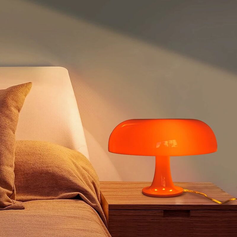 مصباح طاولة LED للفطر ، تعتيم 3 ألوان ، فندق ، غرفة نوم ، جانب السرير ، غرفة المعيشة ، الديكور ، الإضاءة ، حديث ، بسيط ، إبداعي