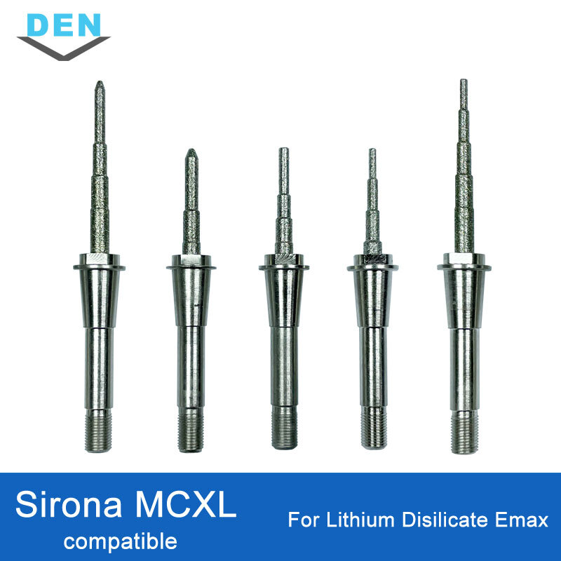 Sirona InLab CEREC MCXL أدوات مختبر الأسنان كادكام طحن الأزيز القواطع اسطوانة وأشار بر 12S خطوة بر 12S ليثيوم ديسيليكات