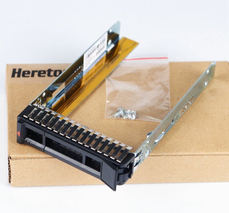 Heretom 10 قطعة 00E7600 L38552 2.5 "SAS SATA HDD القرص الصلب صينية العلبة زلاجة ل IBM X3850 X6 M6 X3650 M5 العلبة قوس