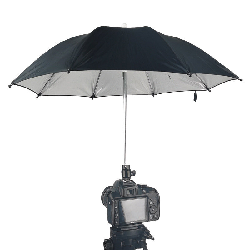 مظلة كاميرا Dslr سوداء ، مظلة شمسية ، حامل ماطر ، مظلة فوتوغرافية عامة ، 26 * ، 50 * ، 1 * *