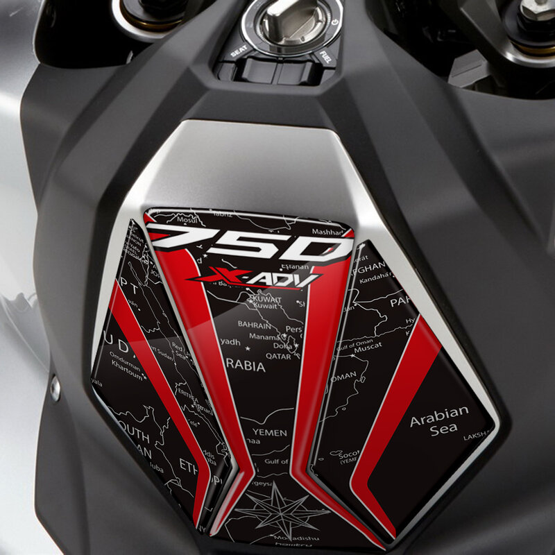 X-ADV 750 دراجة نارية شعار ملصقات خزان وسادة الوقود حامي الشارات لهوندا X-ADV Xadv 750 2017-2020 حماية خزان وسادة