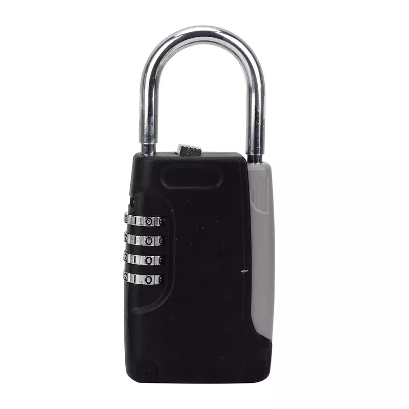 Private Hidden Key Safe Box 4-Digital Password Combination Lock With Hook Mini Metal Secret Box For Home Villa Caravan