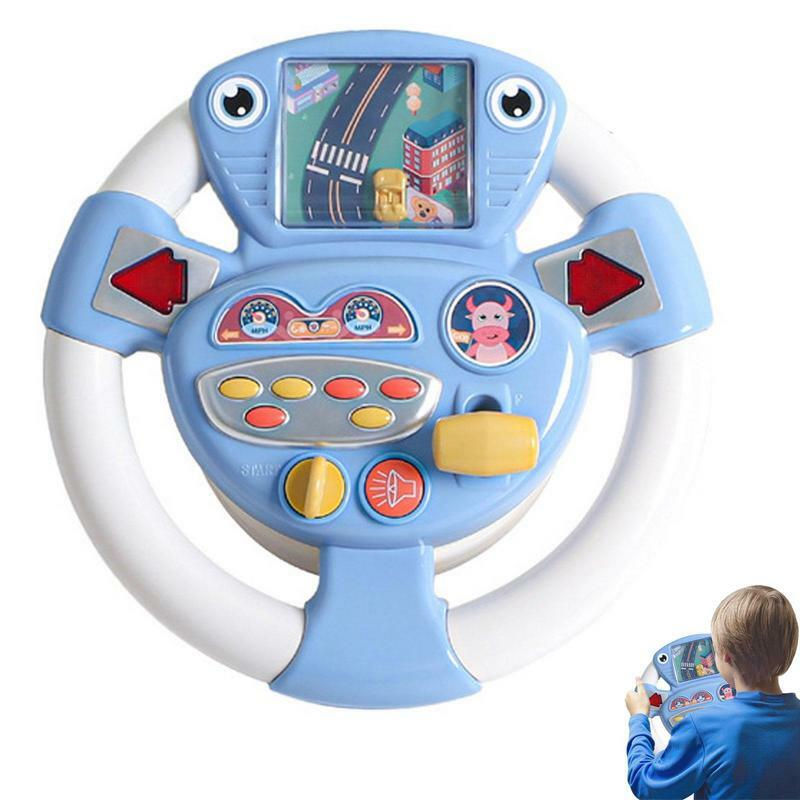 لعبة عجلة القيادة الصوتية للأطفال ما قبل المدرسة ، لعبة عجلة القيادة التعليمية الموسيقية