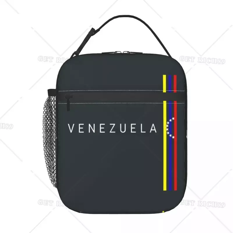 حقيبة الغداء المعزولة الحرارية ، حاوية محمولة لتخزين المدرسة ، صندوق المواد الغذائية ، كولومبيا ، العلم ، كولومبيا ، جمهورية شيلي