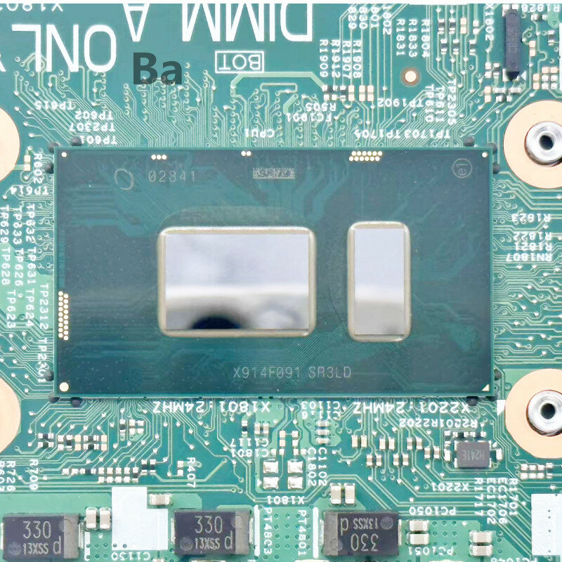 لوحة أم للكمبيوتر المحمول ، إنسبايرون 14 ، ديل ، 15 ، من من من من من نوع GB GPU ، من من نوع DDR4 ، من نوع Inspiron 14 ، مع وحدة المعالجة المركزية ، 2GB GPU ، dddr4