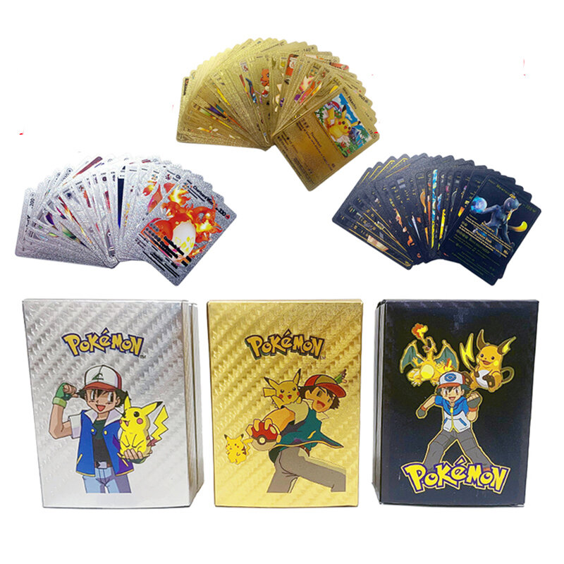 بوكيمون Vmax GX بطاقات طاقة ملونة ، ألمانية ، إسبانية ، فرنسية ، إنجليزية ، GX ، بيكاتشو ، مجموعة نادرة ، مدرب معركة ، هدية أولاد ، 27-55