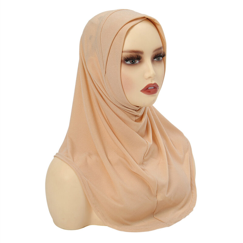 قطعة واحدة وشاح رأس مسلم للنساء ، شال التفاف ، الحجاب الفوري ، الحجاب الإسلامي ، سحب على استعداد لارتداء ، أميرة أميرة