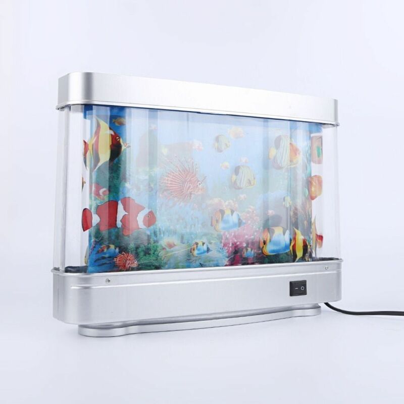 مصباح أسماك زينة بلاستيكي مع مفتاح ، محيط افتراضي ، محاكاة ديناميكية ، حوض أسماك مقاوم للماء ، ظريف ، ديكور ، إضاءة ليلية