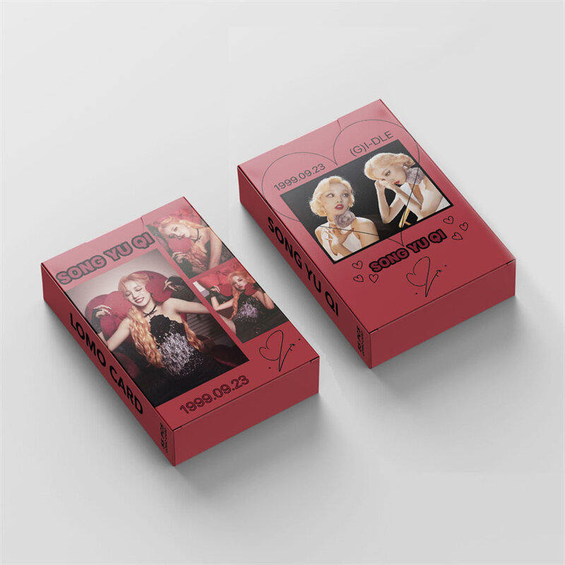 K-pop ألبوم لومو بطاقة ، مروحة هدية المفضلة ، بطاقة بريدية صورة مطبوعة ، جيدل ، يوكي ، شوهوا ، ميني ، سوجين ، G I-DLE ، 55 قطعة لكل مجموعة