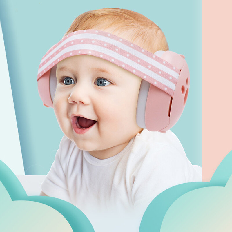 سماعات أذن للأطفال الرضع والأطفال الصغار حتى 36 شهرًا للحد من الضوضاء سماعات أذن مريحة للأطفال