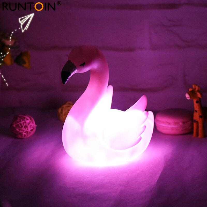 الإبداعية الملونة LED ضوء الليل الكرتون يونيكورن ديناصور ستار النوم مصباح غرفة نوم الأطفال أباجورة بطارية الطفل هدية