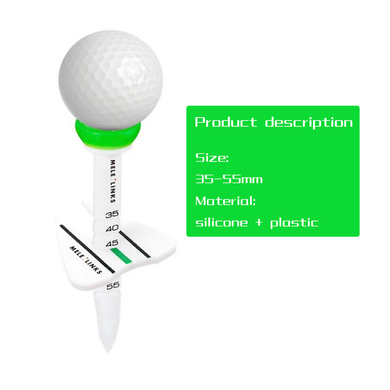 جولف مزدوجة المحملة جديد تنحى كرة جولف حامل البلاستيك جولف تيز اكسسوارات ل لاعب الغولف 4 اللون مع حزمة جولف الهدايا