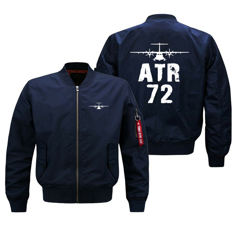 جاكيتات بومبر للرجال Atr 72 Aviator ، معاطف الطيارين Ma1 ، الربيع ، الخريف ، الشتاء