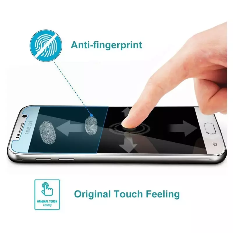 زجاج 9H 2.5D لهاتف SAMSUNG Galaxy S3 S4 S5 S6 S7 ، واقي شاشة زجاجي مقوى لهاتف SAMSUNG S3 S4 S5