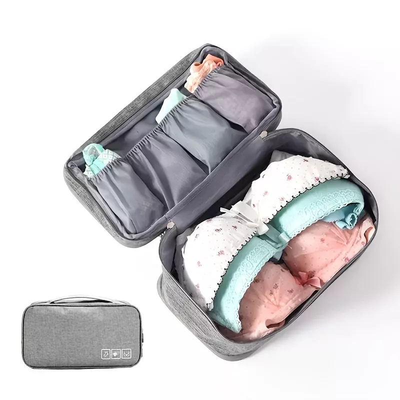 حقيبة تخزين الملابس الداخلية المحمولة السفر ، حقيبة أدوات الزينة ، منظم الملابس الداخلية الصدرية