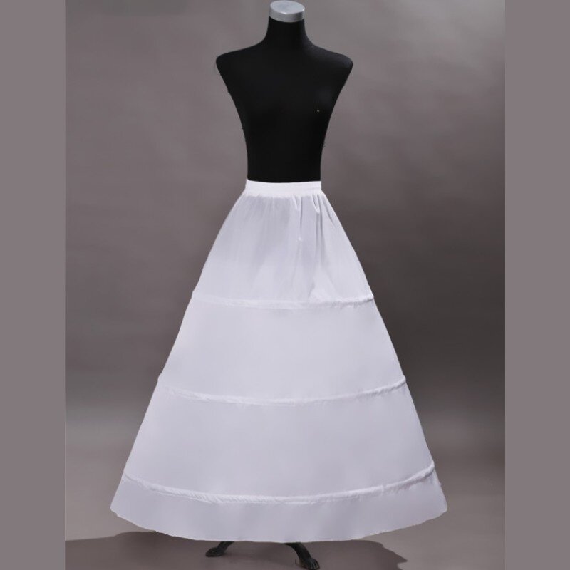 ثوب نسائي الزفاف كرينولين 3 الأطواق ثوب نسائي ثوب نسائي لخط فستان الزفاف