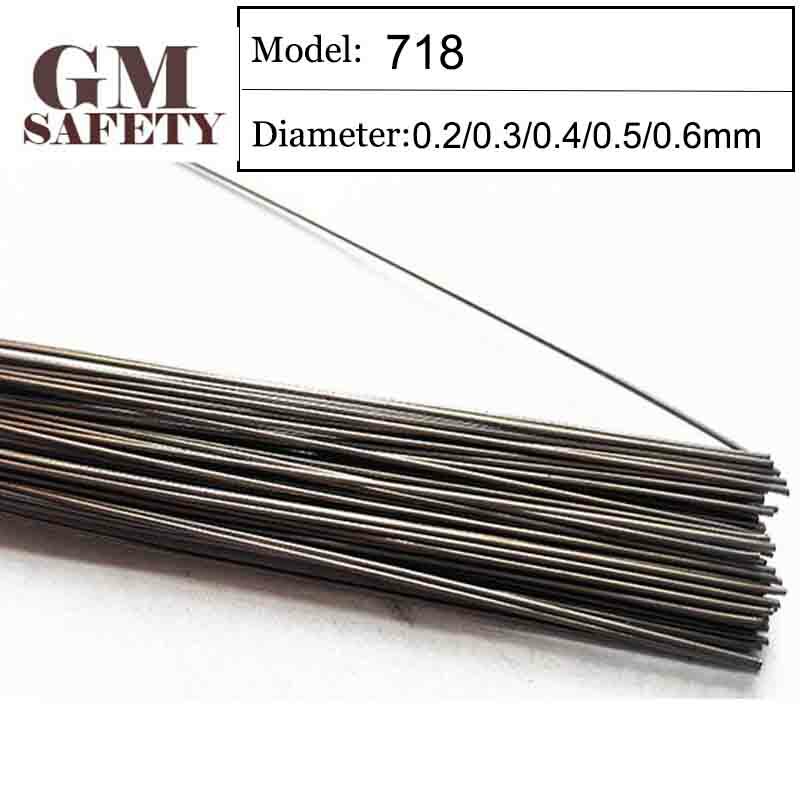 GM لحام سلك المواد 718 من 0.2/0.3/0.4/0.5/0.6 مللي متر البلاستيك العفن الليزر لحام حشو 200 قطعة/1 أنبوب GM718
