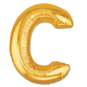 بالون احباط حرف C لون ذهبي 40 بوصة 431621022