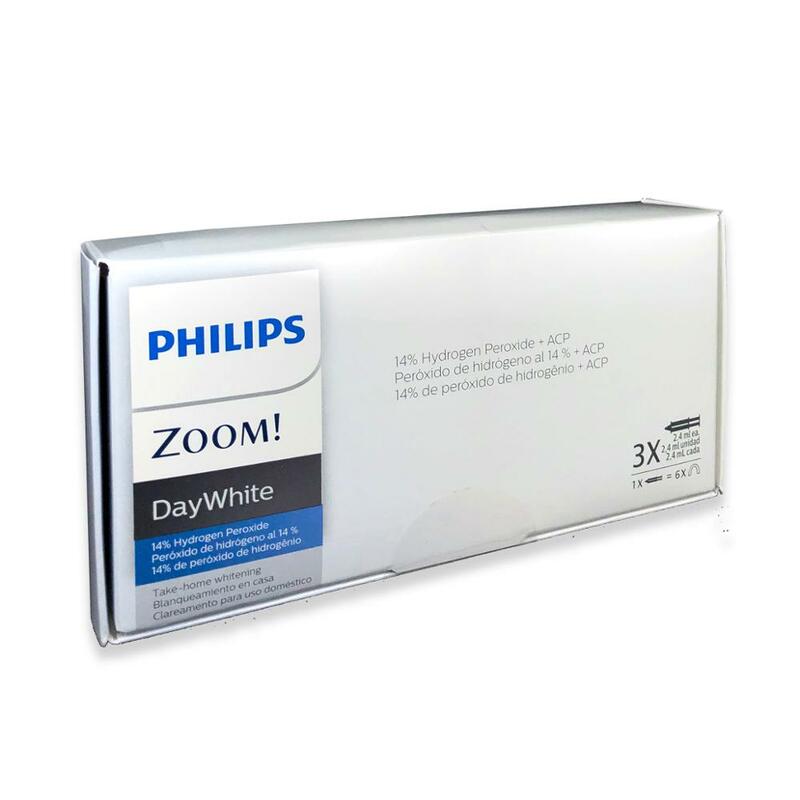 Philips Zoom-مجموعة تبييض الأسنان ، مجموعة من 3 محاقن لتبييض الأسنان ، أبيض نهاري ، 9.5% 14% ACP ، شحن مجاني