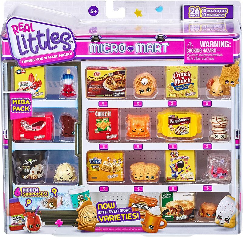 الأصلي Shopkins ريال Littles ميجا حزمة مجموعة ألعاب مايكرو مارت وصفت حزم صغيرة موضة عيد ميلاد مفاجأة هدية للأطفال اللعب