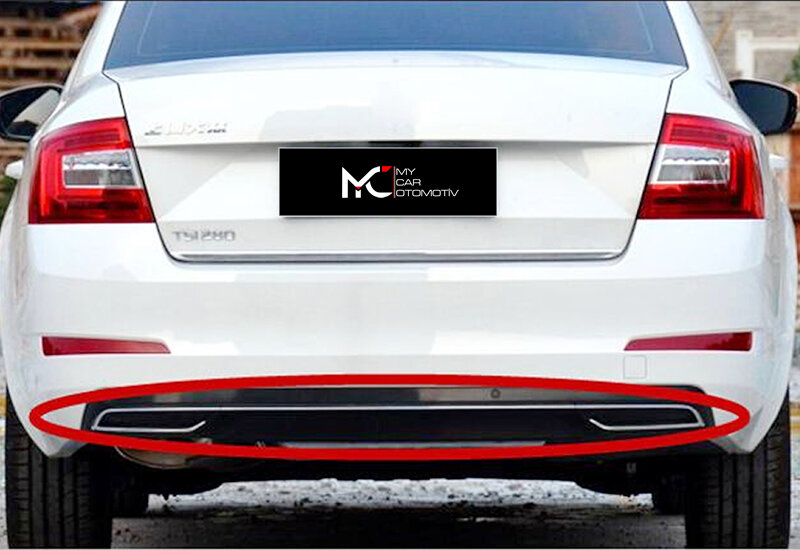 موزع صدمات خلفي Oem رياضي لسكودا أوكتافيا Mk3 2013 + ملحقات سيارة موزع سبلير حواف جانبية ناشر هواء ضبط للسيارة