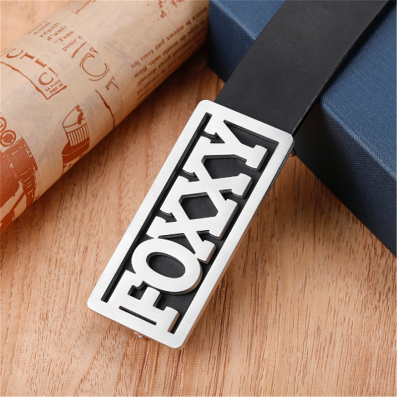 شخصية FOXXY حزام مشبك الموضة الحد الأدنى مشبك جودة عالية الفولاذ المقاوم للصدأ اكسسوارات هدية عيد ميلاد للحب