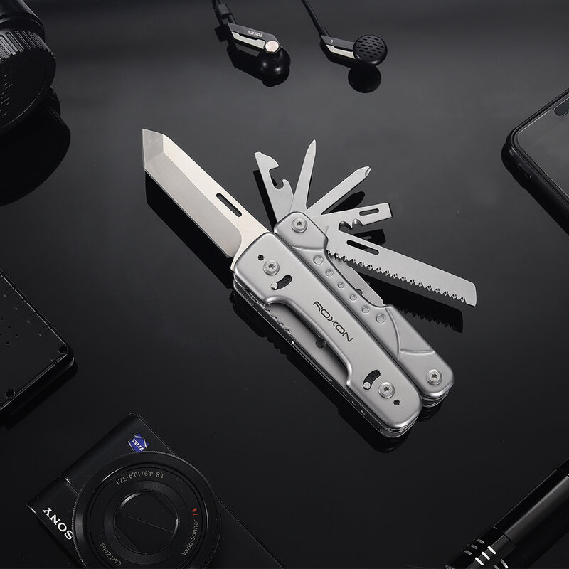 روكسون S802 فانتوم أداة متعددة كماشة ومقص مع استبدال سكين والأسلاك القواطع مبتكرة جديدة 2020