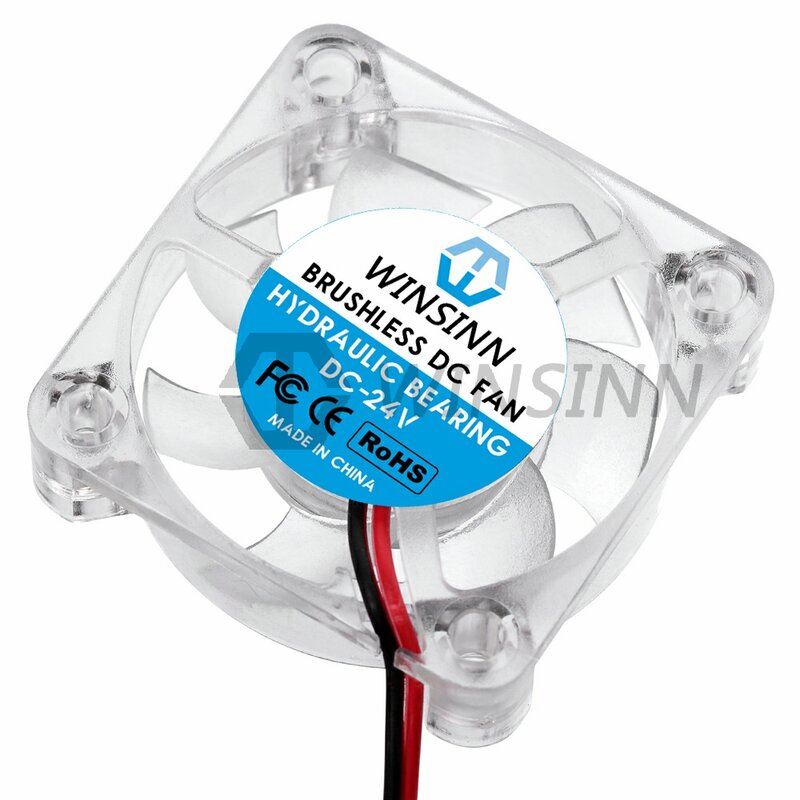 WINSINN-الهيدروليكية تحمل فرش مروحة التبريد ، LED اللون ، تيار مستمر 5 فولت ، 12 فولت ، 24 فولت ، 40x10 مللي متر ، 2PIN ، 4010 ، 4010
