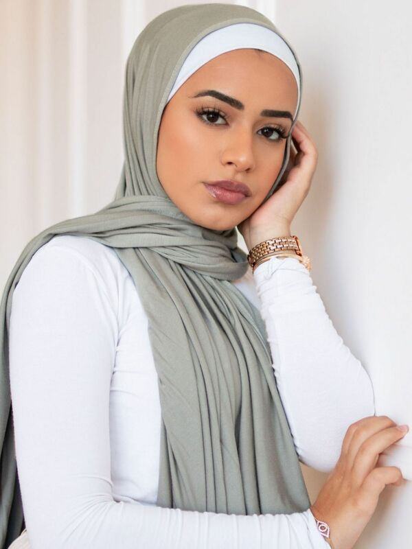 قسط جيرسي الحجاب وشاح للنساء المسلمات ، عمامة ، التفاف رأس الإناث ، الحجاب مسلم ، الحجاب رمضان