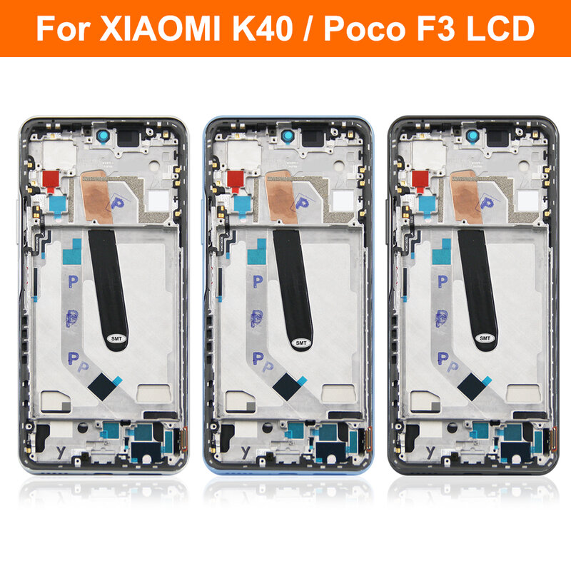 6.67 "ل شاومي POCO F3 LCD عرض مع الإطار شاشة تعمل باللمس محول الأرقام الجمعية استبدال ل POCOF3 M2012K11AG إصلاح الشاشة