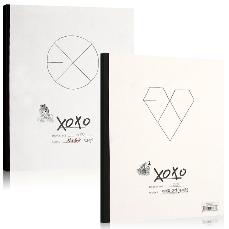 EXO K + M المعجزات في ديسمبر ألبوم النسخة الكورية الصينية كريس وو لوهان الذكور المغني فريق البوب الموسيقى 2 CD صندوق مجموعة