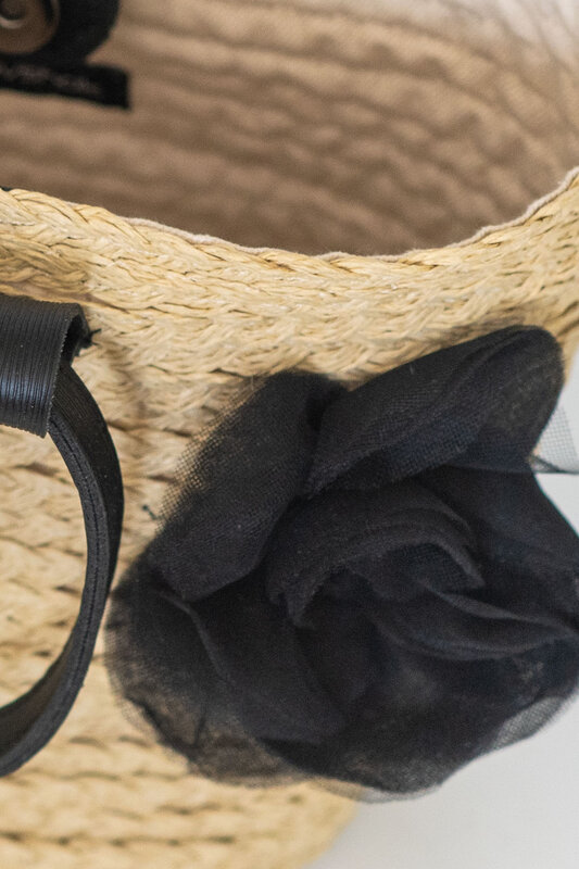 المرأة القش سلسلة حزام تول روز مفصلة قماش حقيبة كتف سلة اليدوية حقائب للنساء حقيبة دلو الشاطئ المحرز في تركيا