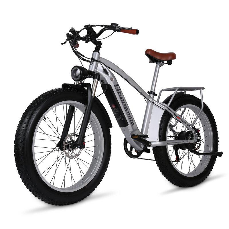 Shengmilo1000W دراجة كهربائية الدهون الدراجة 48V17.5AH دراجة كهربائية محرك بافانغ دراجة هوائية جبلية رجالي الكبار الثلج Bicycle45KM/H e الدراجة