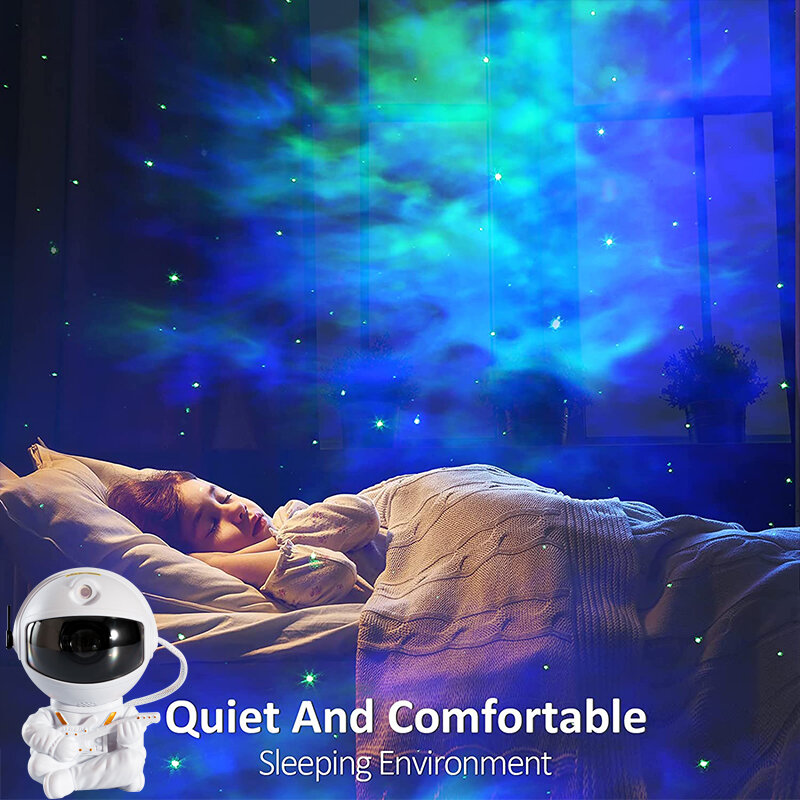 جديد LED رائد الفضاء العارض غالاكسي ستار USB الدورية المرصعة بالنجوم السماء ليلة ضوء مصباح للمنزل نوم ديكور حفلات الأطفال هدية