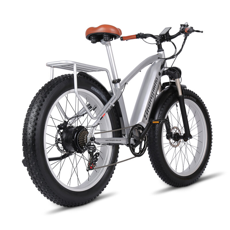 Shengmilo1000W دراجة كهربائية الدهون الدراجة 48V17.5AH دراجة كهربائية محرك بافانغ دراجة هوائية جبلية رجالي الكبار الثلج Bicycle45KM/H e الدراجة