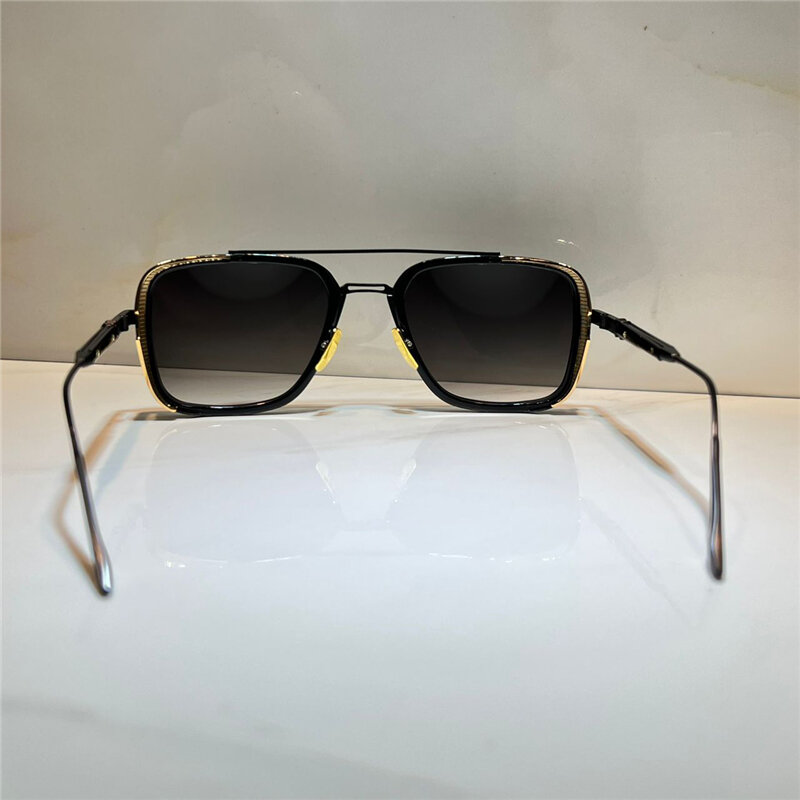 الرجال النظارات الشمسية ل EPLX08 الصيف نمط مكافحة الأشعة فوق البنفسجية الرجعية لوحة إطار كامل النظارات صندوق عشوائي
