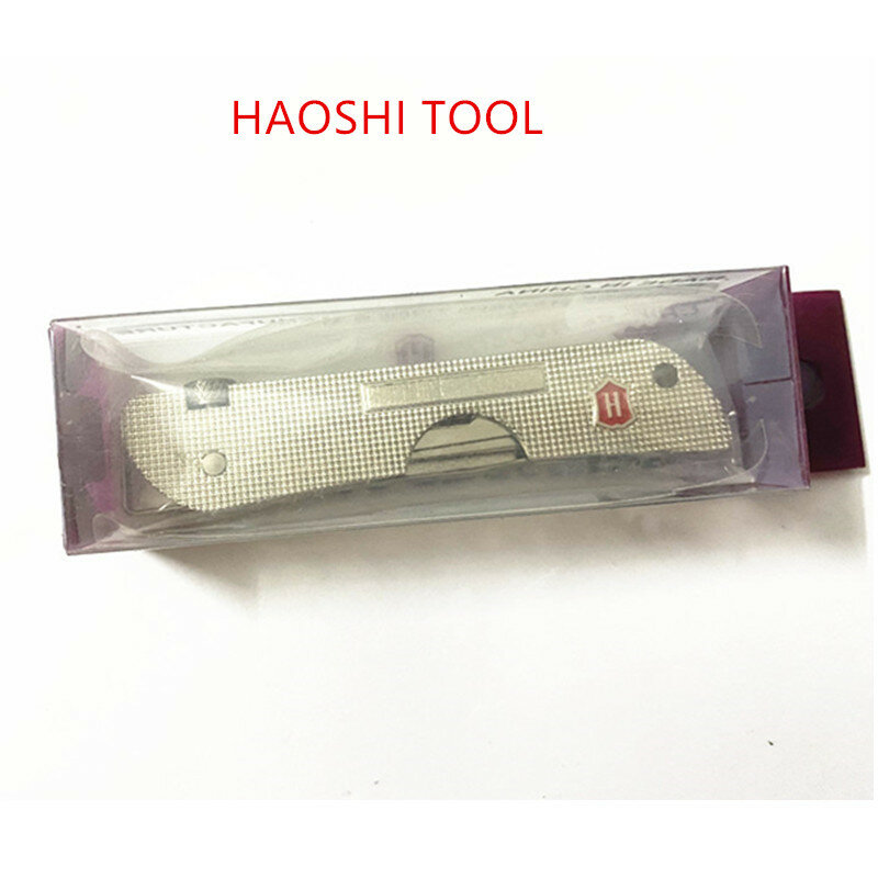 Haoshi للطي طقم أدوات قفال 6 في 1 جيب الباب أدوات إصلاح سريعة ملونة مع الضوء