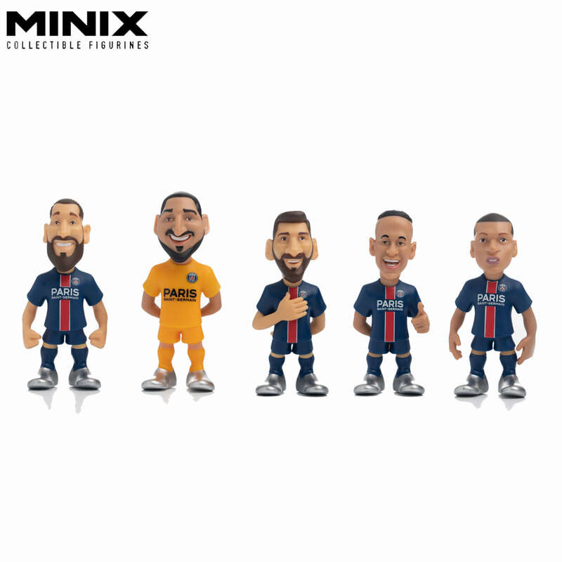 MINIX تحصيل FI 7 سنتيمتر الكرتون لاعب كرة القدم الكرة عمل الشكل كول دمية الرياضة نموذج دمية كرة القدم ستار لعب المشجعين تذكارية