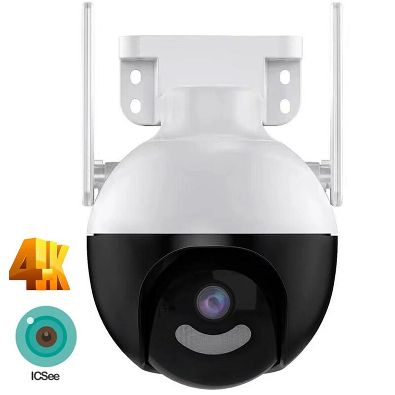 HD 4K 8MP واي فاي كاميرا IP أمن الوطن الذكي حماية كاميرا مراقبة في الهواء الطلق CCTV 360 PTZ 2K 4MP السيارات تتبع شاشة عرض فيديو