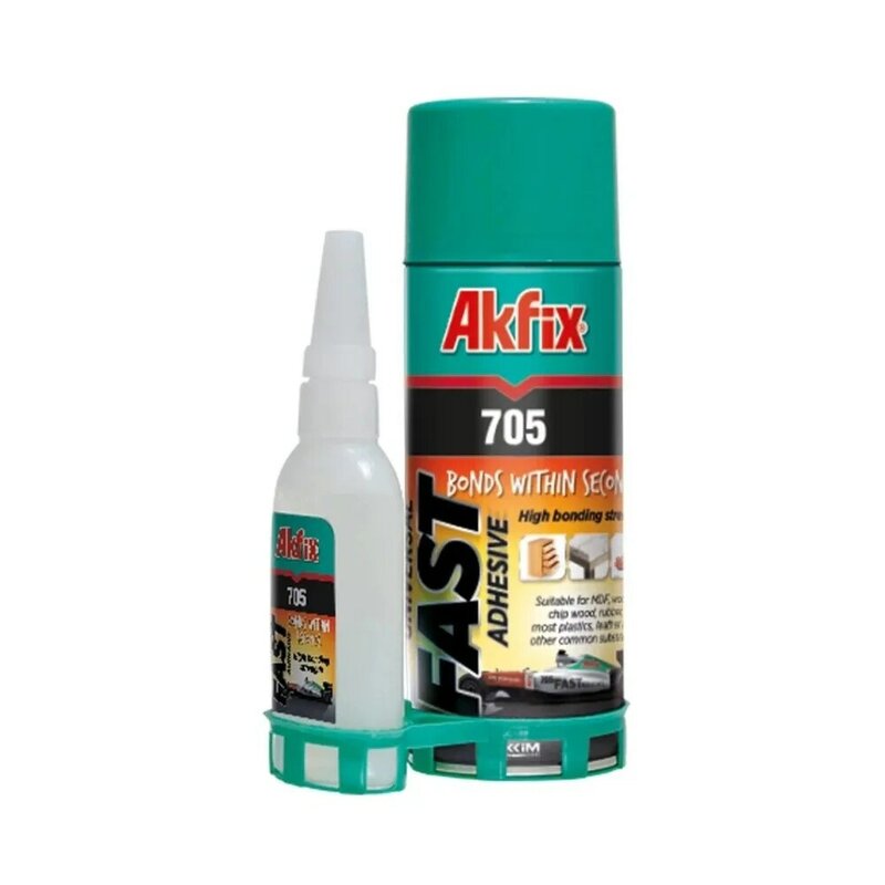 لاصق سريع الغراء Akfix 705 Mdf عدة متعددة الأغراض لاصق معدن البلاستيك والزجاج السيراميك الخشب الرخام Cyanoacrylate المنشط