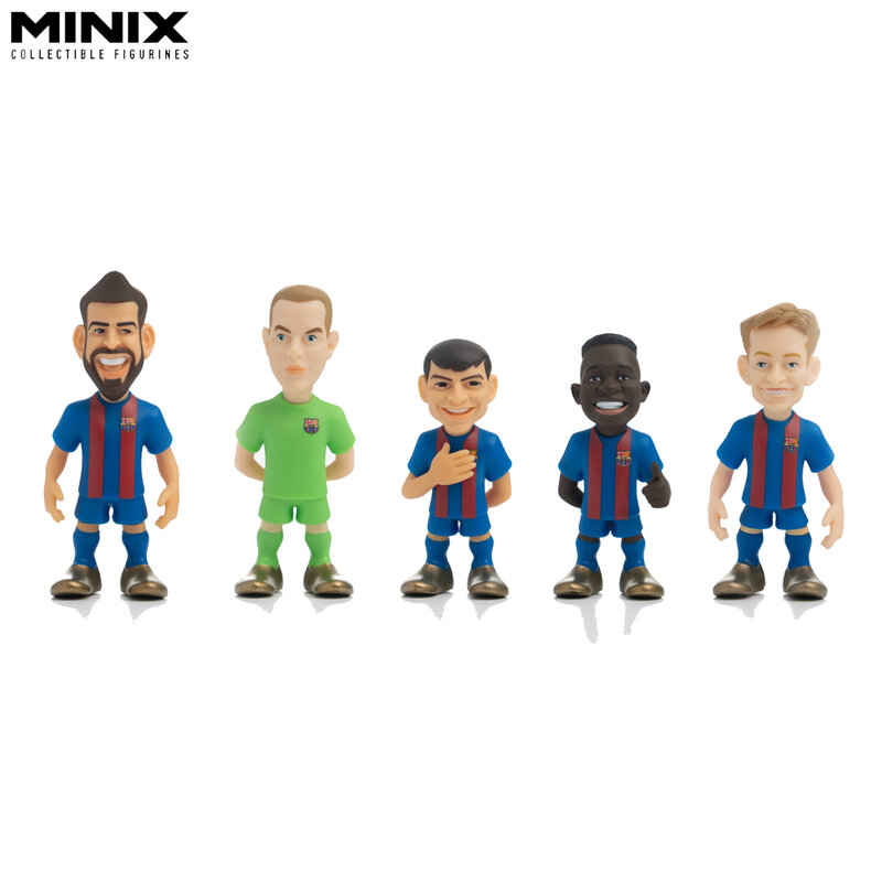 MINIX تحصيل FI 7 سنتيمتر الكرتون لاعب كرة القدم الكرة عمل الشكل كول دمية الرياضة نموذج دمية كرة القدم ستار لعب المشجعين تذكارية
