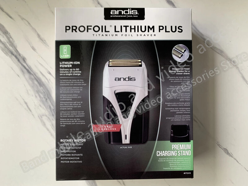 أدوات الحلاقة الكهربائية الأصلية ANDIS prooil الليثيوم Plus 17225/17205 أدوات الحلاقة للرجال أدوات الحلاقة للرجال أدوات قص الشعر الأصلع